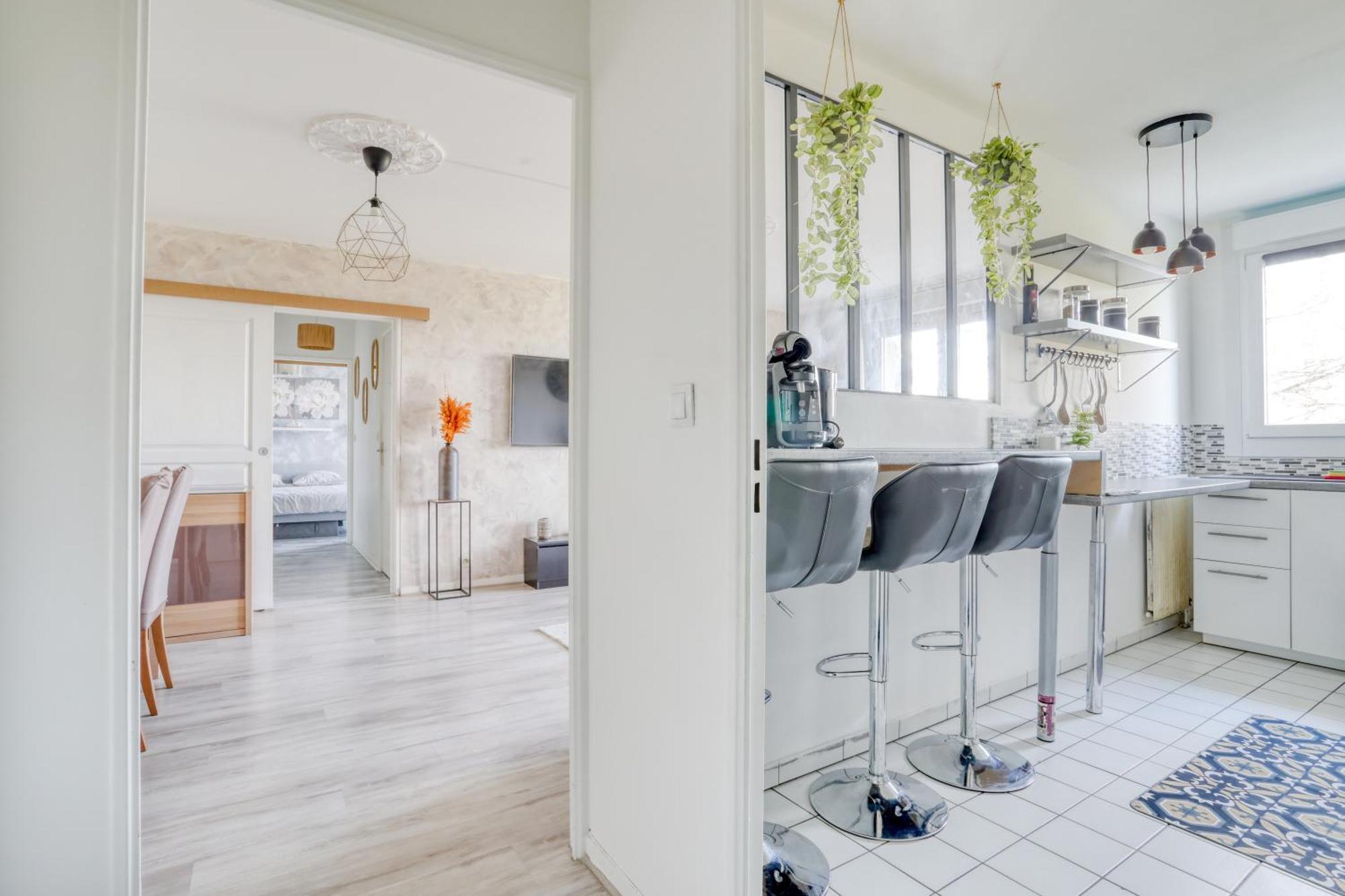 Le Warm Cocon - Spacieux T3 - 5 Personnes - Wifi Et Parking Rosny-sous-Bois Luaran gambar