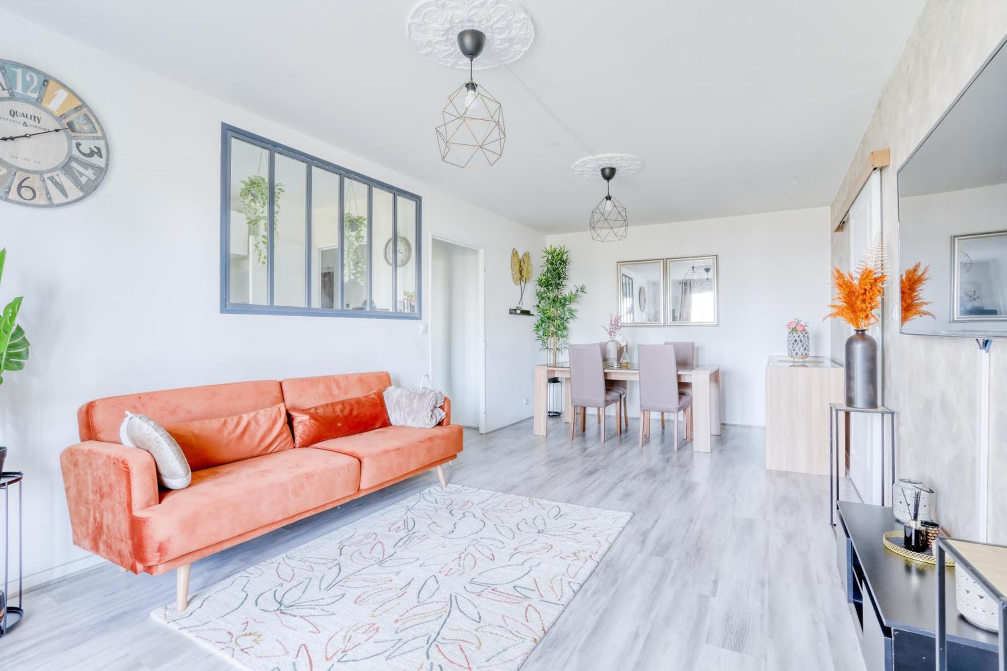 Le Warm Cocon - Spacieux T3 - 5 Personnes - Wifi Et Parking Rosny-sous-Bois Luaran gambar